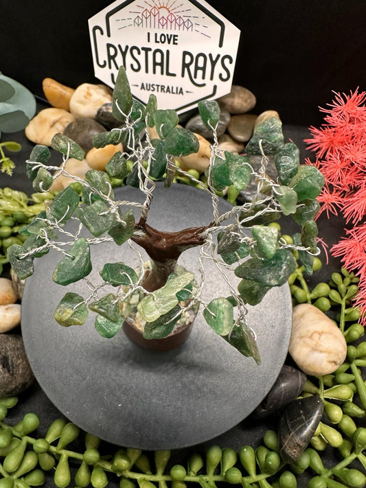 Green Aventurine Crystal Chip Tree Small
