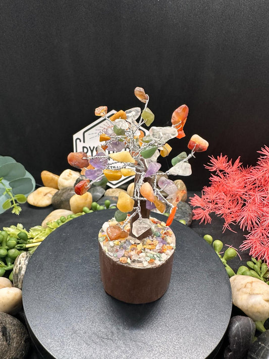 Mixed Crystal Chip Tree Small