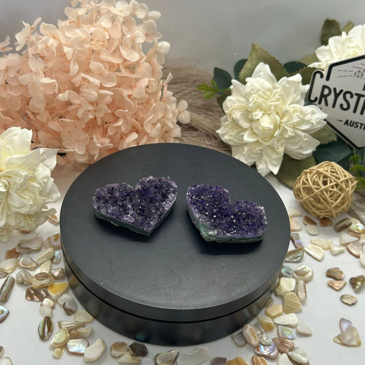 💜 Amethyst Cluster ~ Hearts