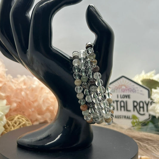 Garden Quartz🌿Beaded Bracelet 6mm