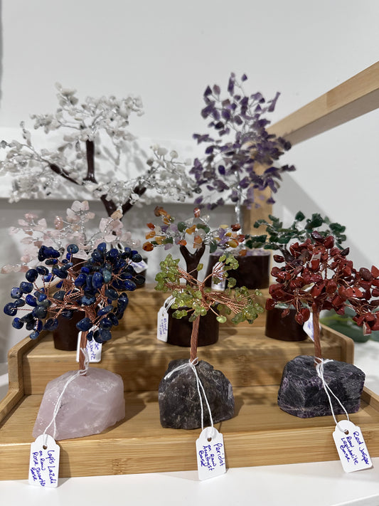 Rainbow Moonstone Crystal chip Tree Large