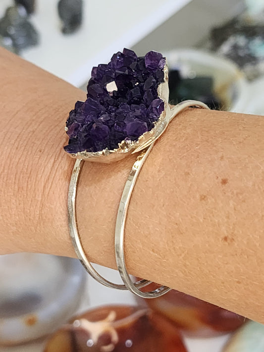 💜 Amethyst Cluster ~ Bracelet