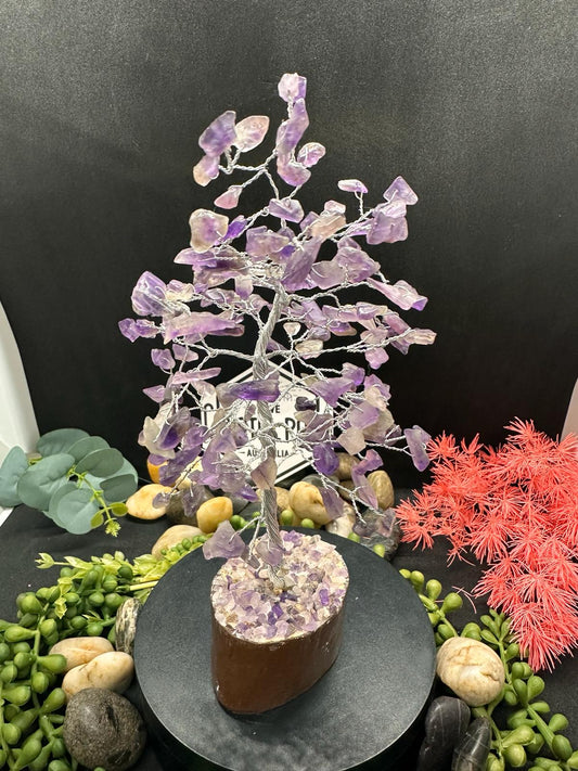 Amethyst Crystal Chip Tree