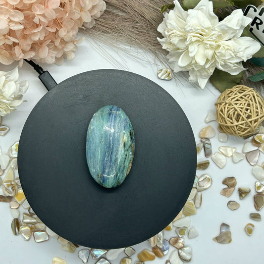 Blue Kyanite Palm Stone