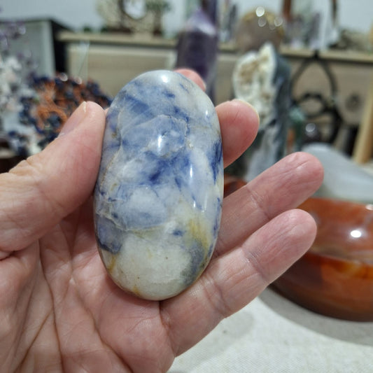 Afghanite Palm Stone