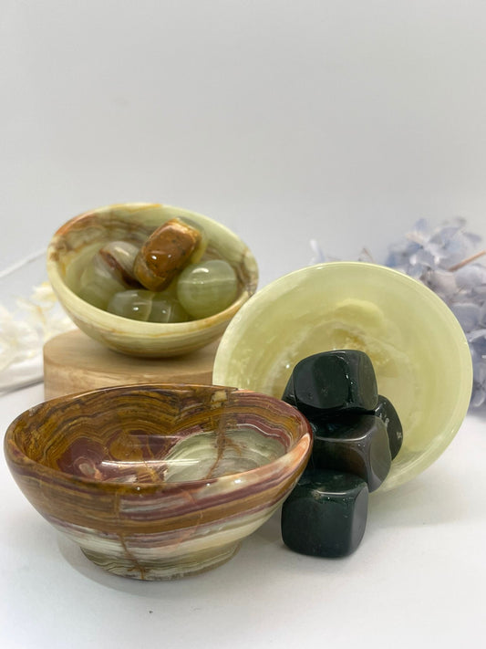 Green Onyx💚Small Bowls
