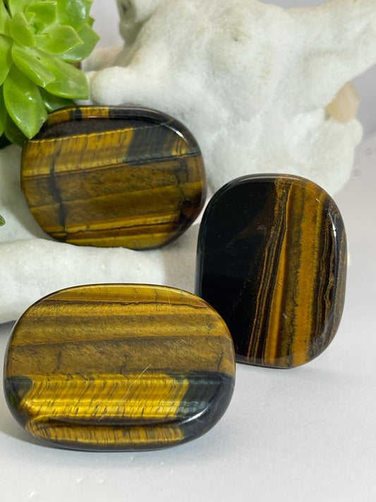 Brown Tiger's Eye Worry Stone