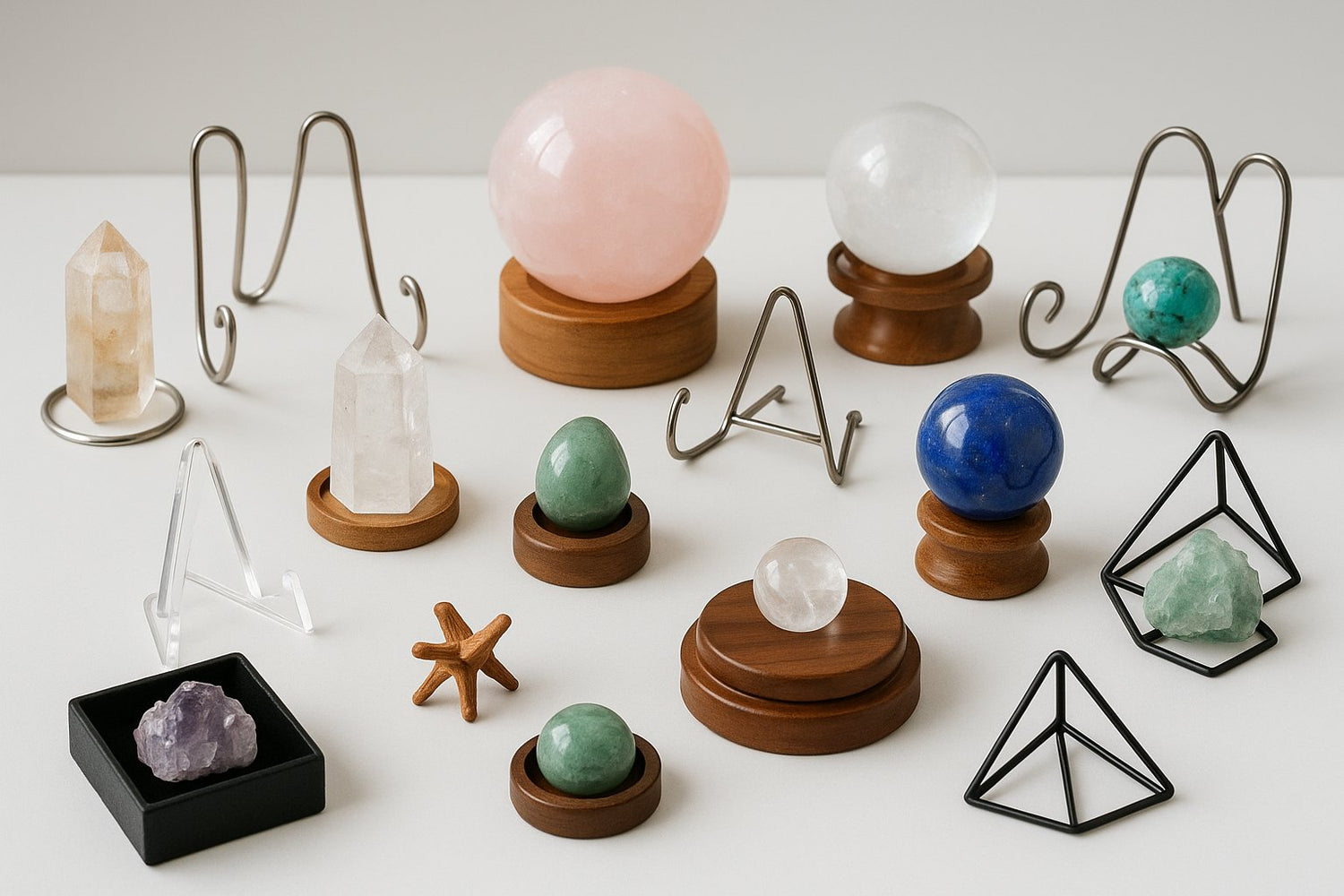 Crystal Display Stands