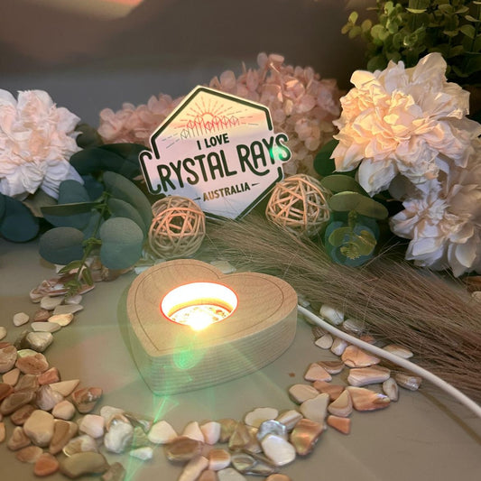 ✨Heart‑Shaped LED Colour Sphere Stand