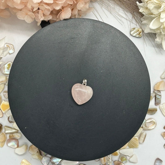 Rose Quartz💗Heart Pendant