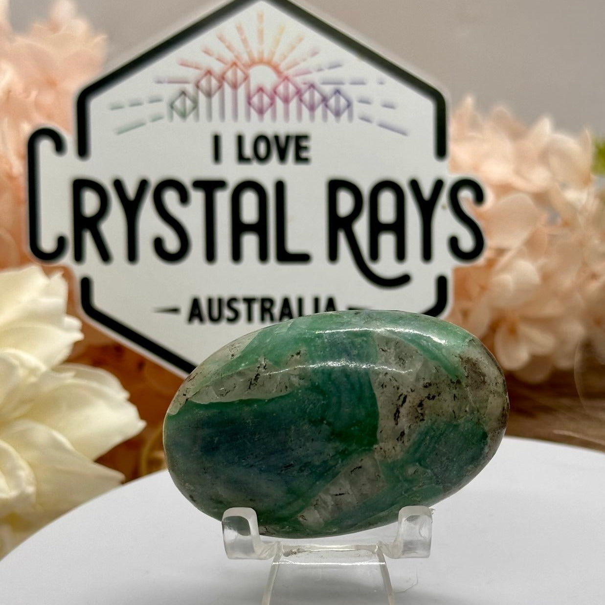 Nephrite Jade Palm Stone
