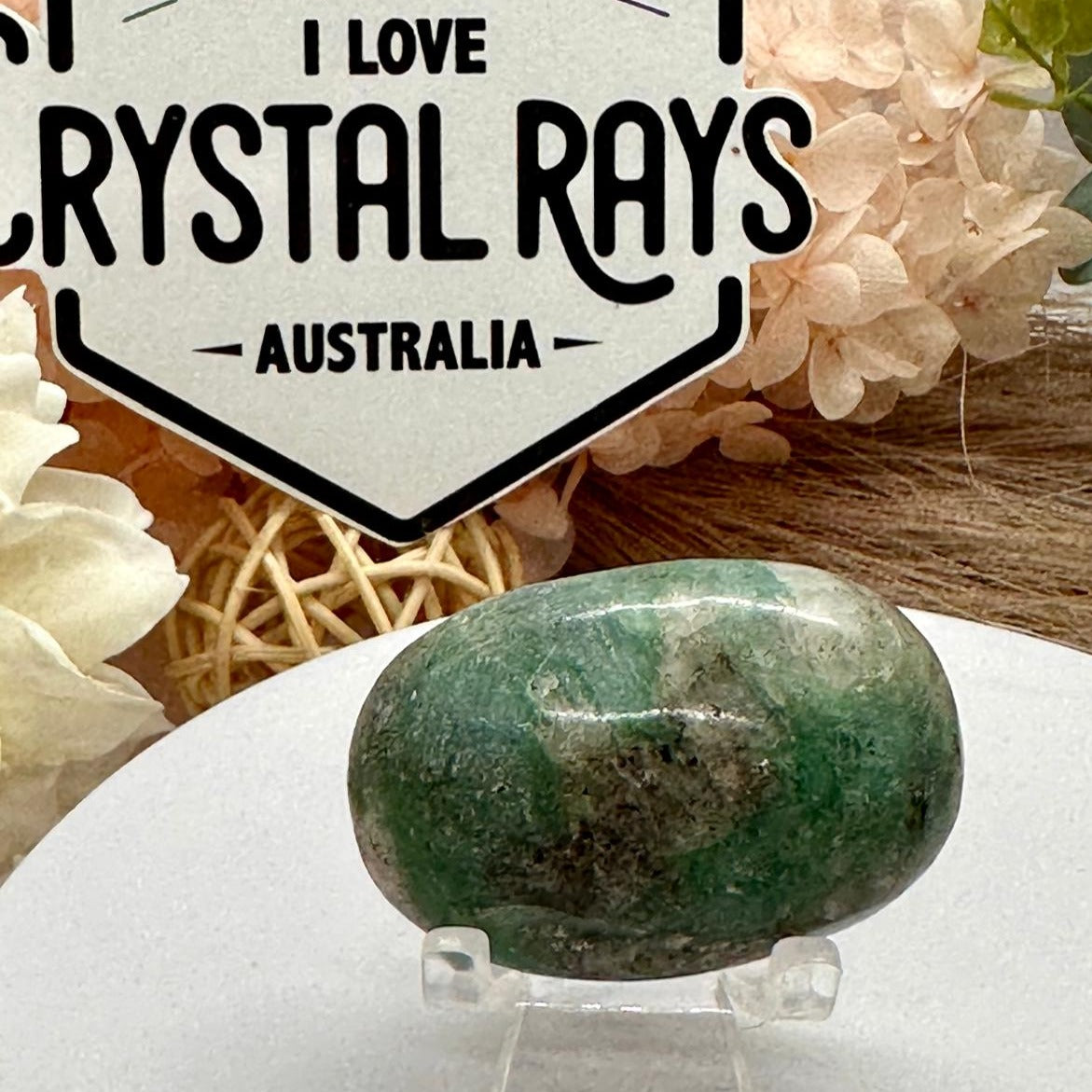 Nephrite Jade Palm Stone