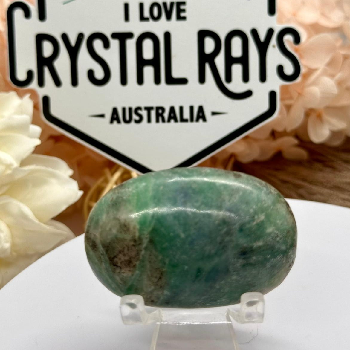 Nephrite Jade Palm Stone