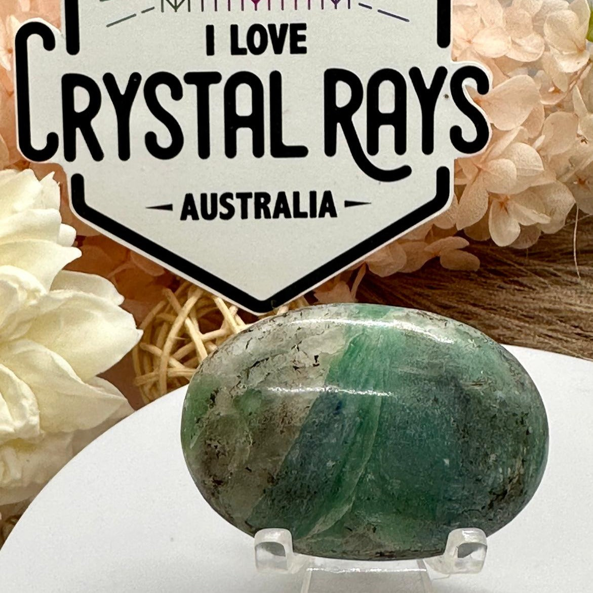 Nephrite Jade Palm Stone