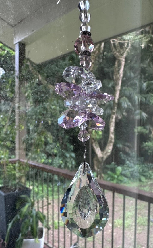 🤍Glass Angel Suncatcher Pendant #3