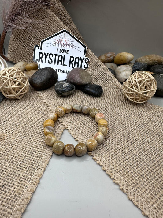 Camel Jasper🤎9mm Bracelet