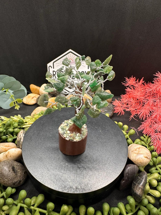 Green Aventurine Crystal Chip Tree Small
