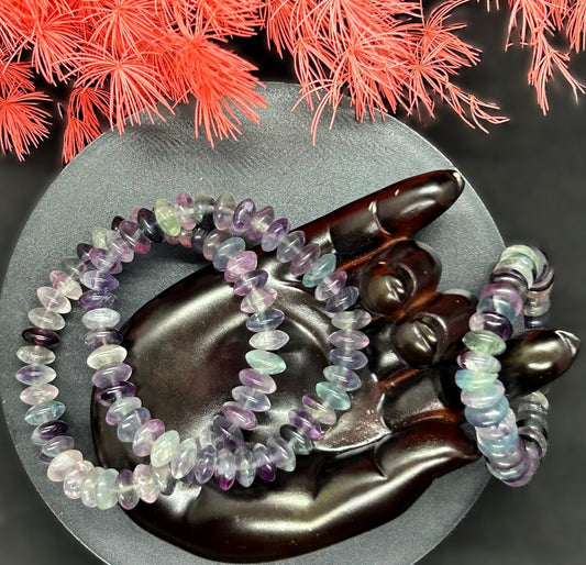 Fluorite🌈bracelet Bead 10mm