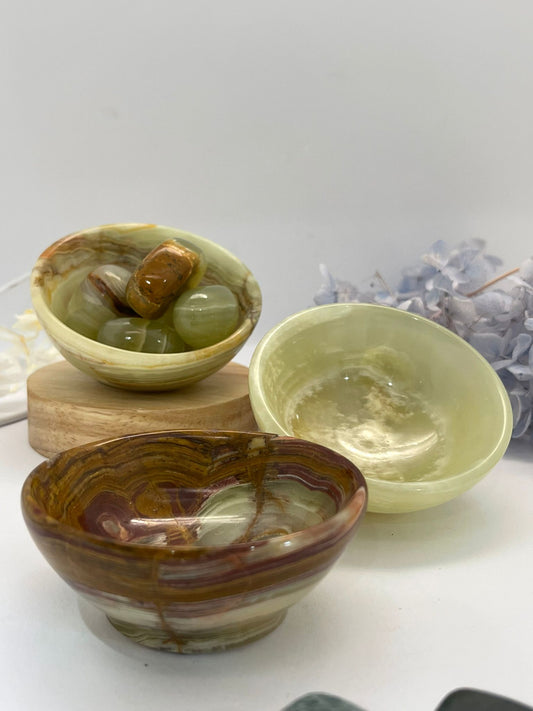 Green Onyx💚Small Bowls