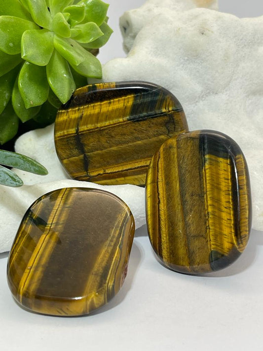Brown Tiger's Eye Worry Stone